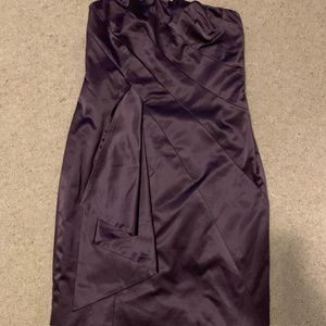Formal eggplant dress